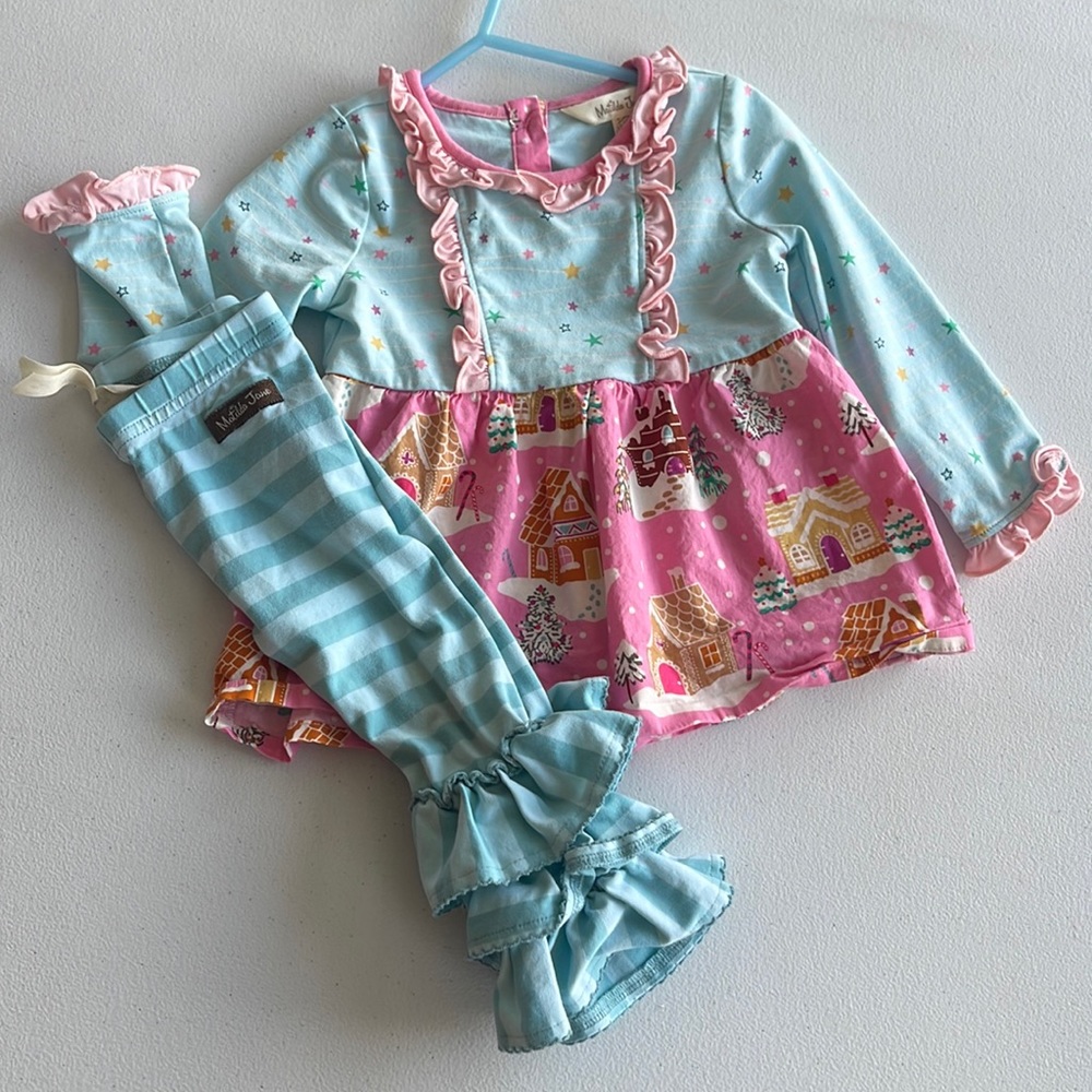 Matilda Jane gingerbread house outfit